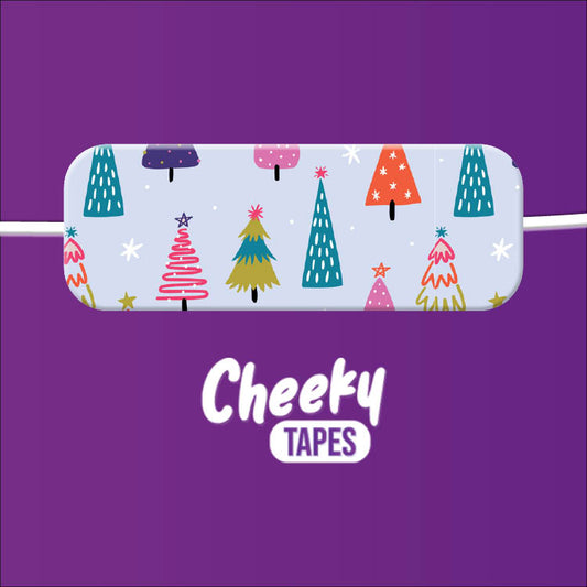 Colourful Christmas Trees Tape image 1