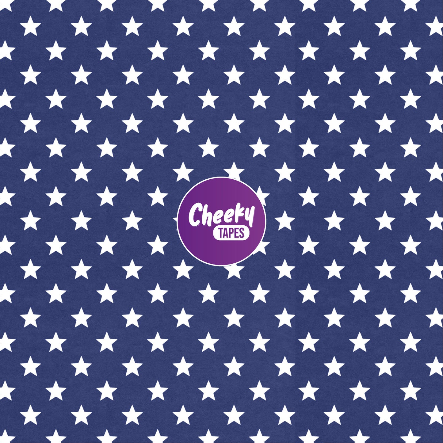 Custom Colour Stars Tape - Dark Blue image