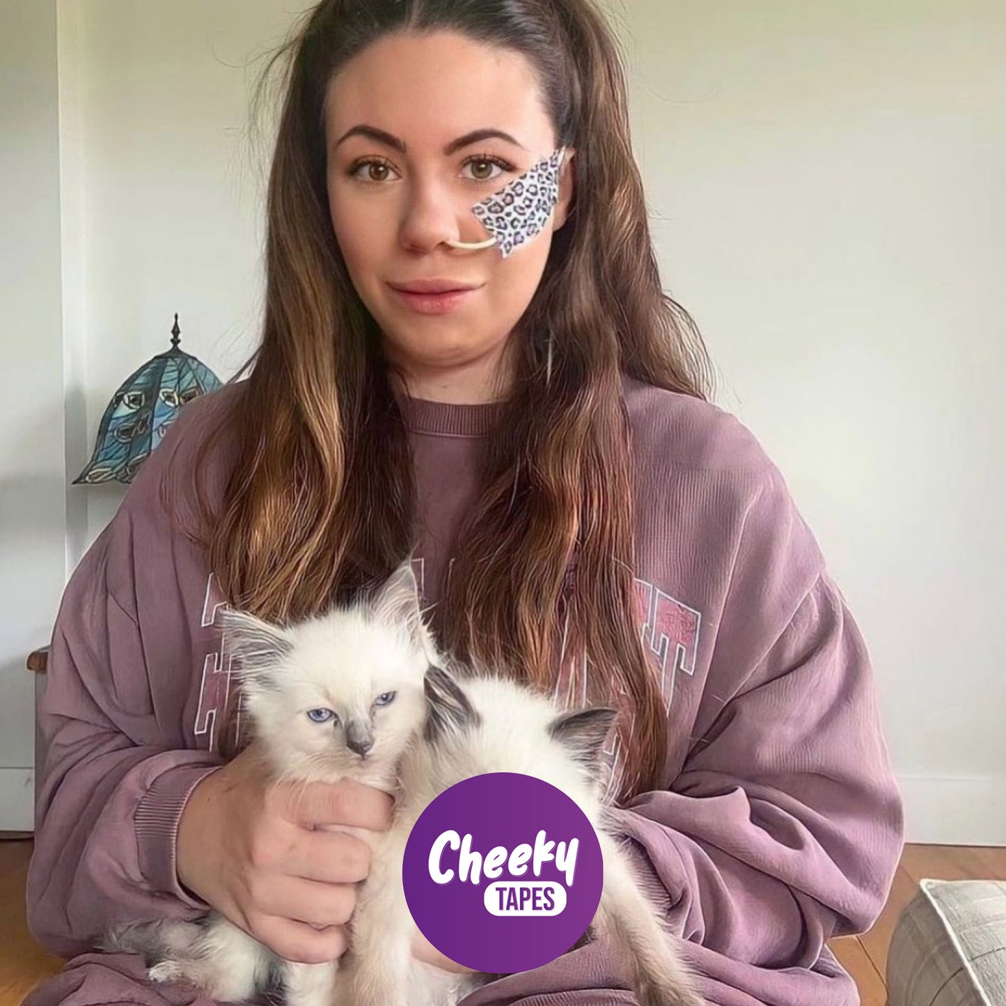 Green & Pink Leopard Print Tape image 2