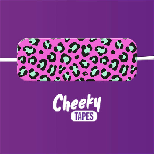 Pink & Green Leopard Print Tape image 1