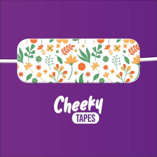 Orange Flowers Tape image 1