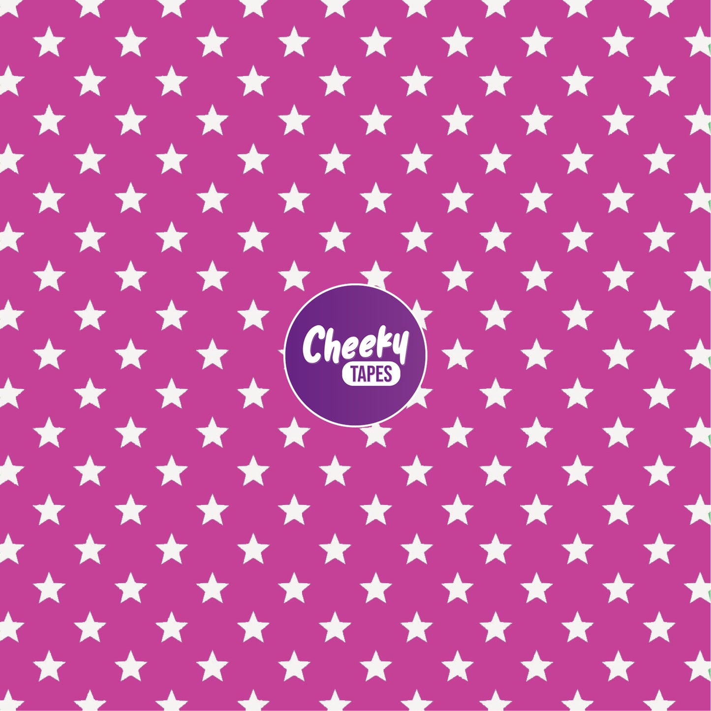 Custom Colour Stars Tape - Dark Pink image