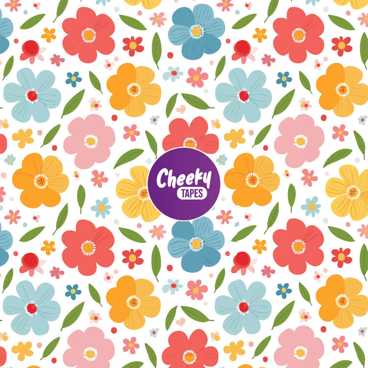 Bright Flowers Tape image 0