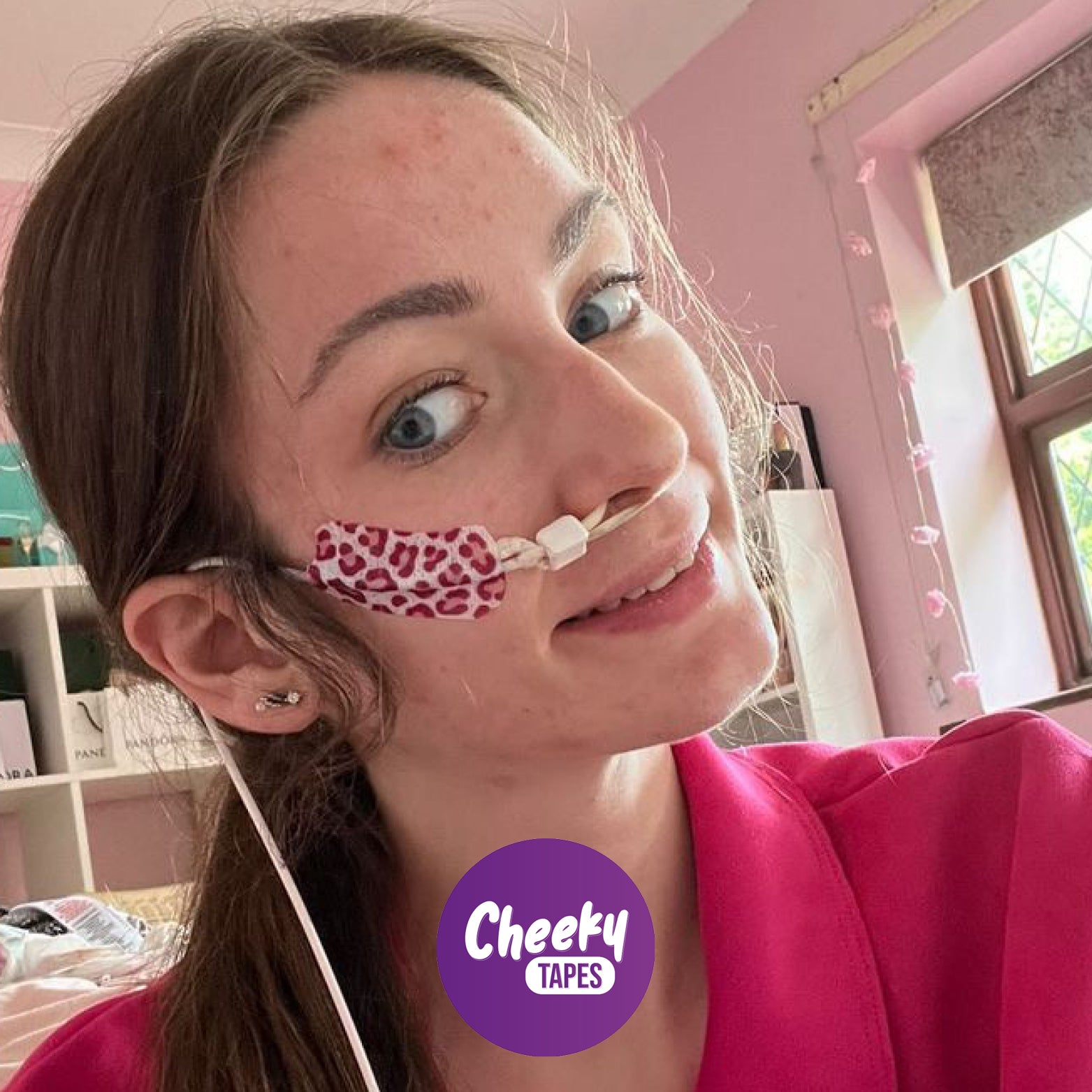 Pink Leopard Print Tape image 2