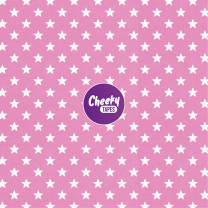 Custom Colour Stars Tape - Light Pink image
