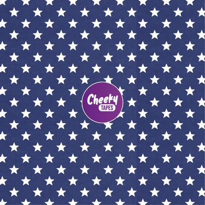 Custom Colour Stars Tape - Dark Blue image
