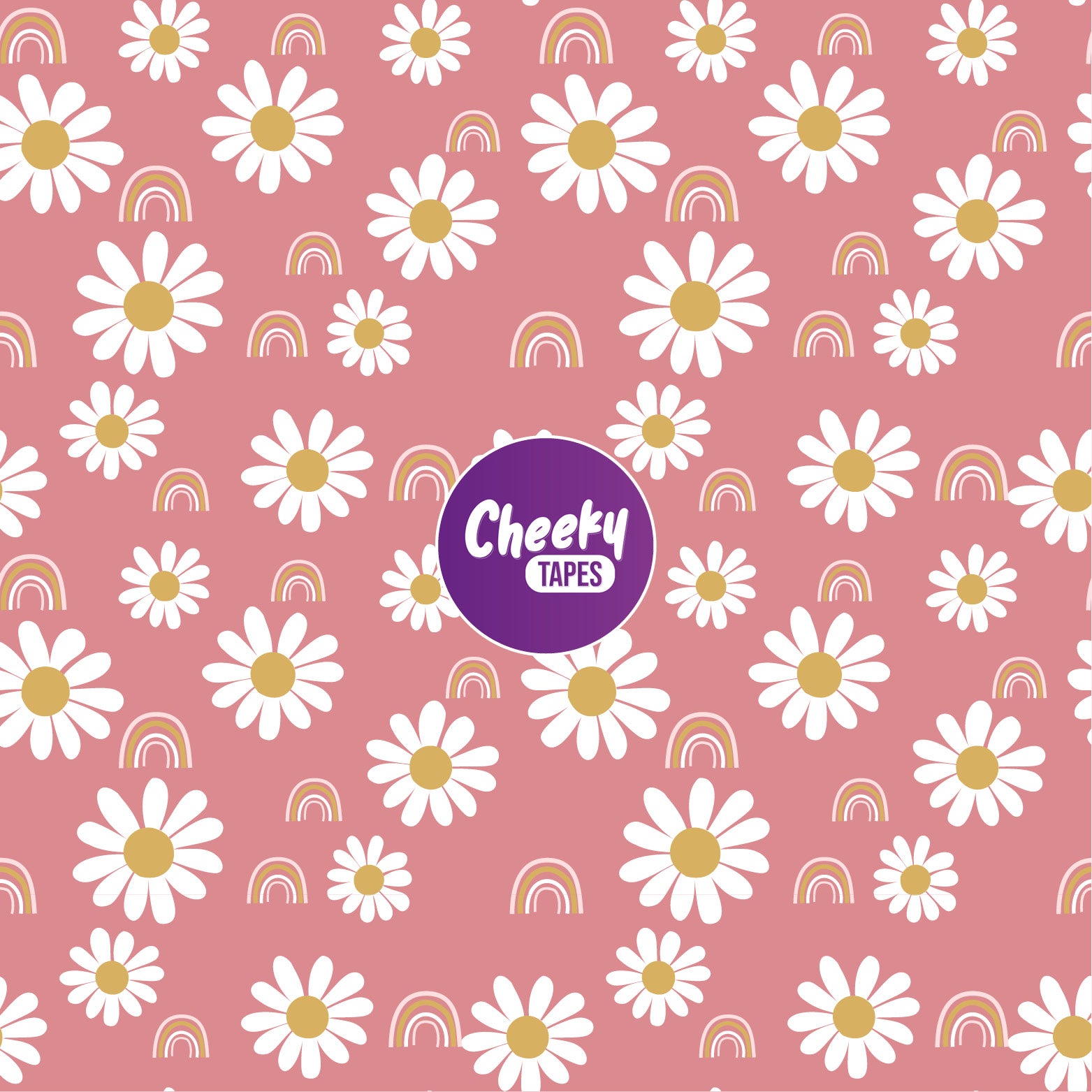 Pink Daisies Tape image 0