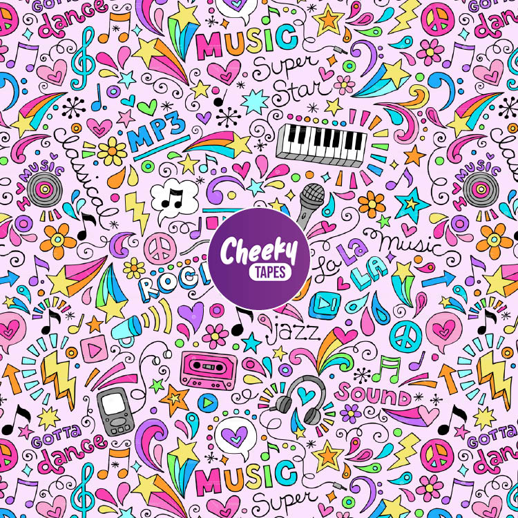 Music Doodles Tape image 0
