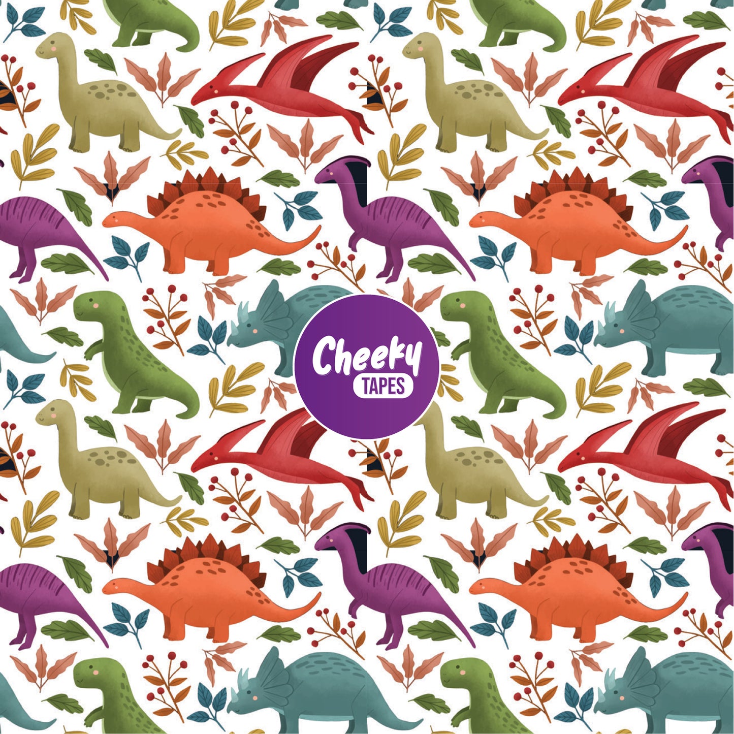 Colourful Dinosaurs Tape image 0
