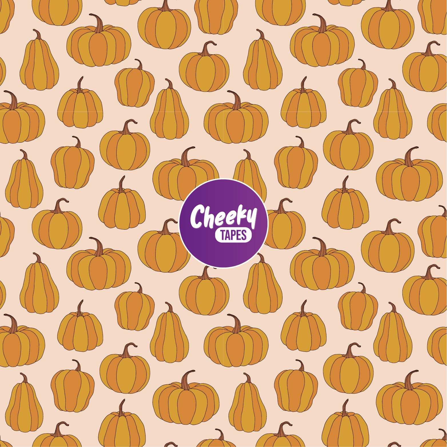 Boho Pumpkins Tape image 0