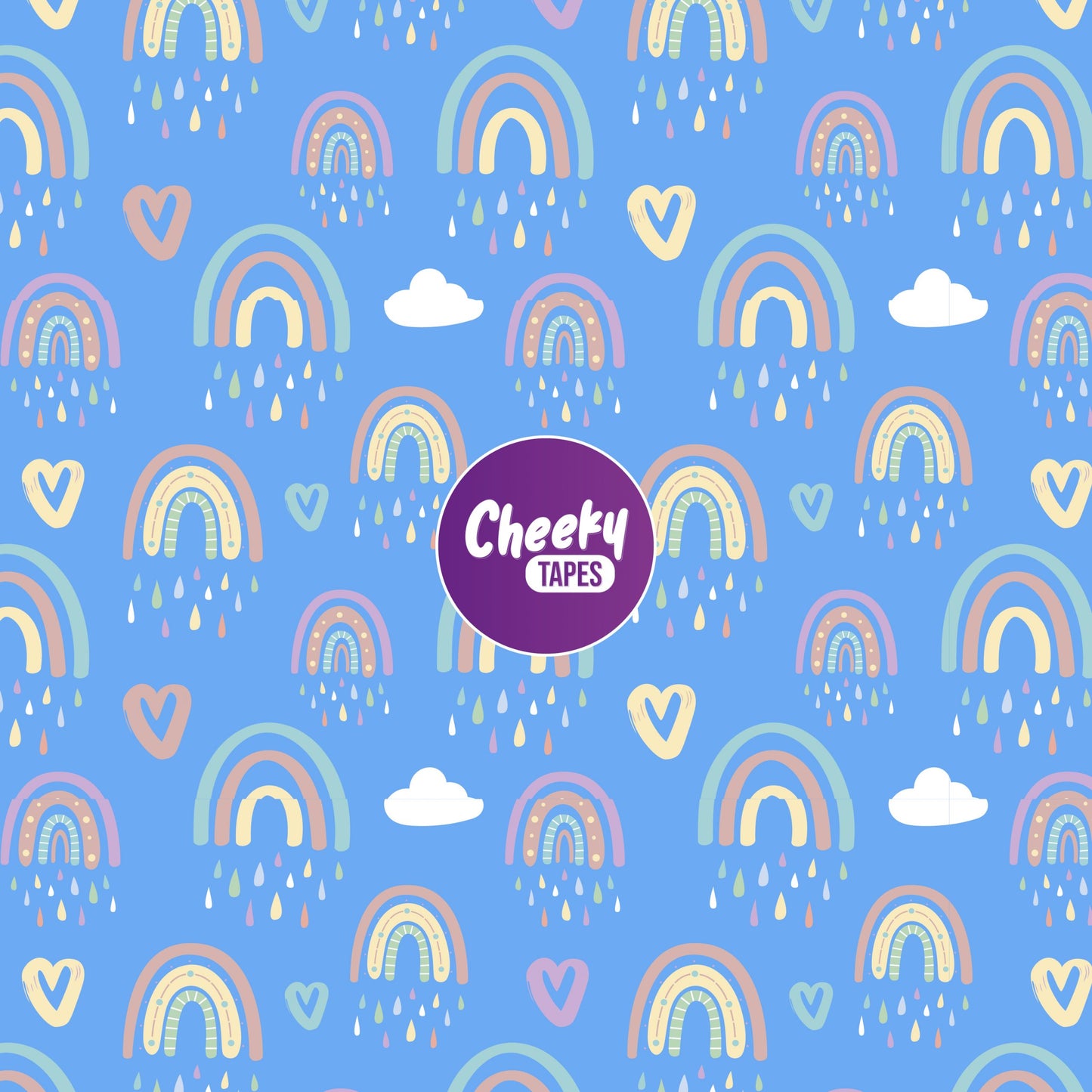 Light Blue Rainbow Tape image 0