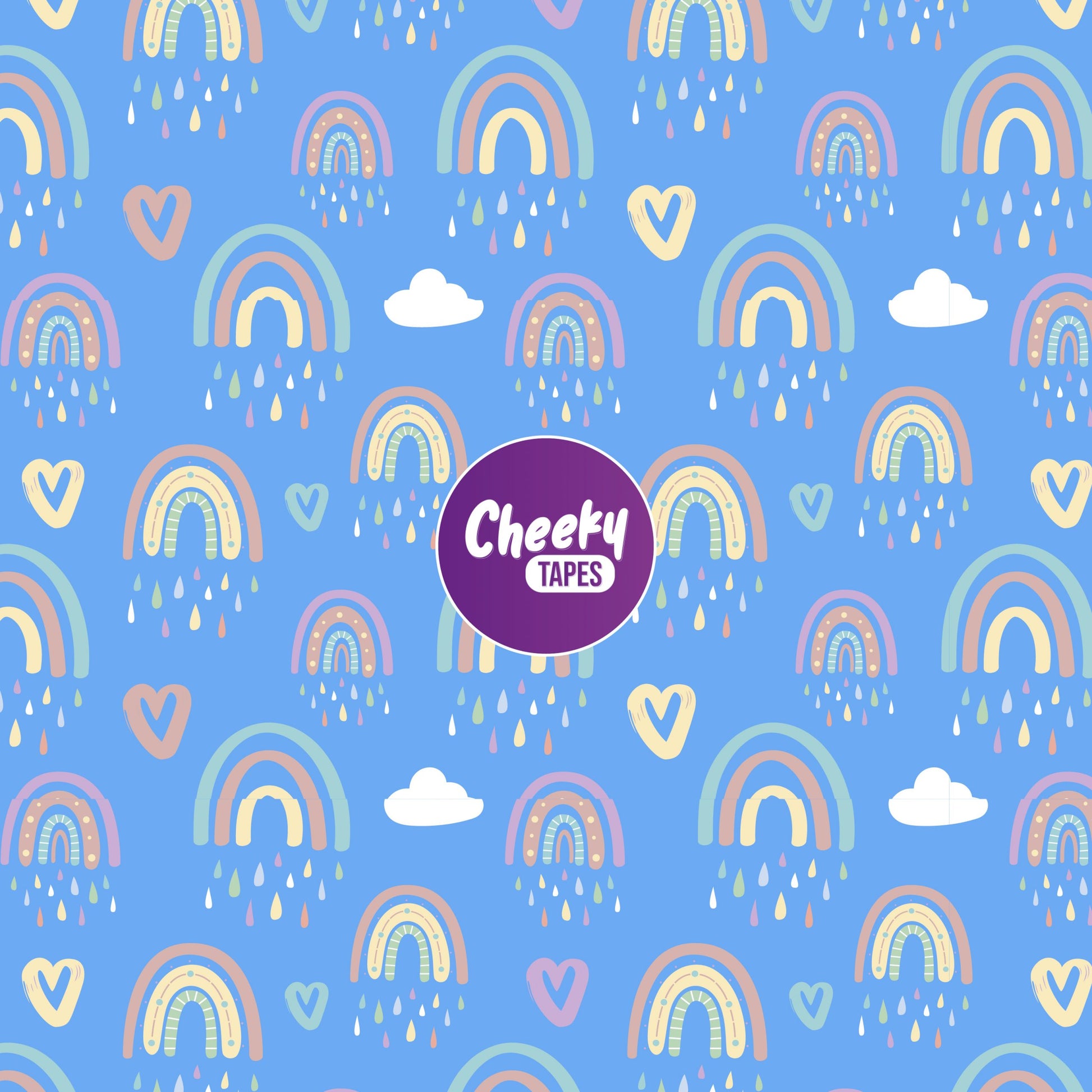 Light Blue Rainbow Tape image 0