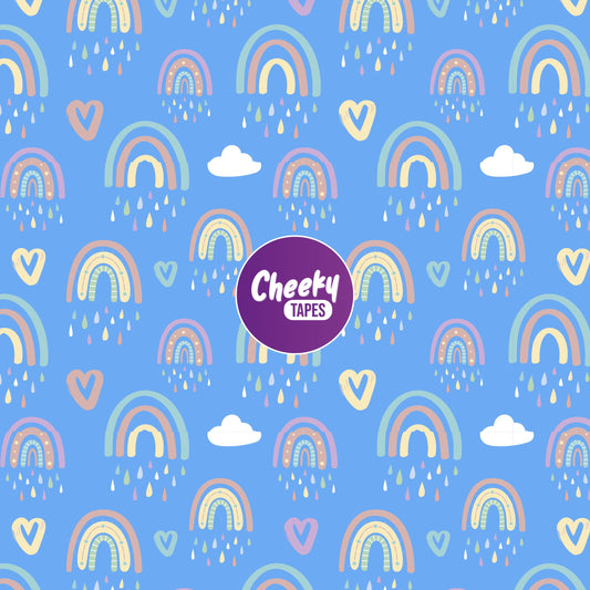Light Blue Rainbow Tape image 0