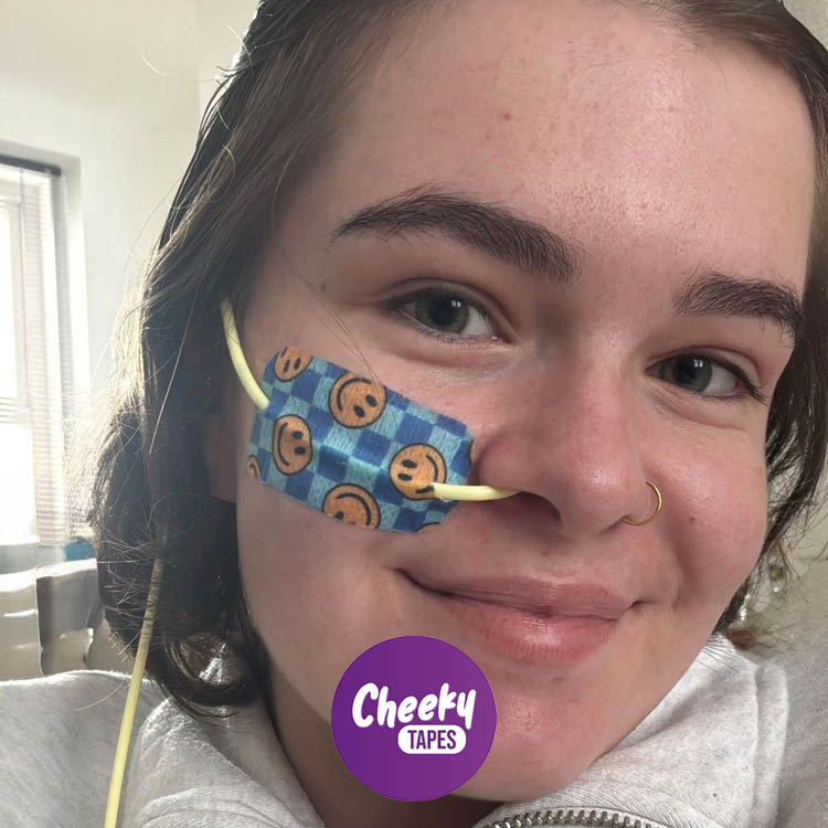 Blue Check Smiles Tape image 2