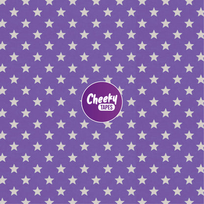 Custom Colour Stars Tape - Purple image