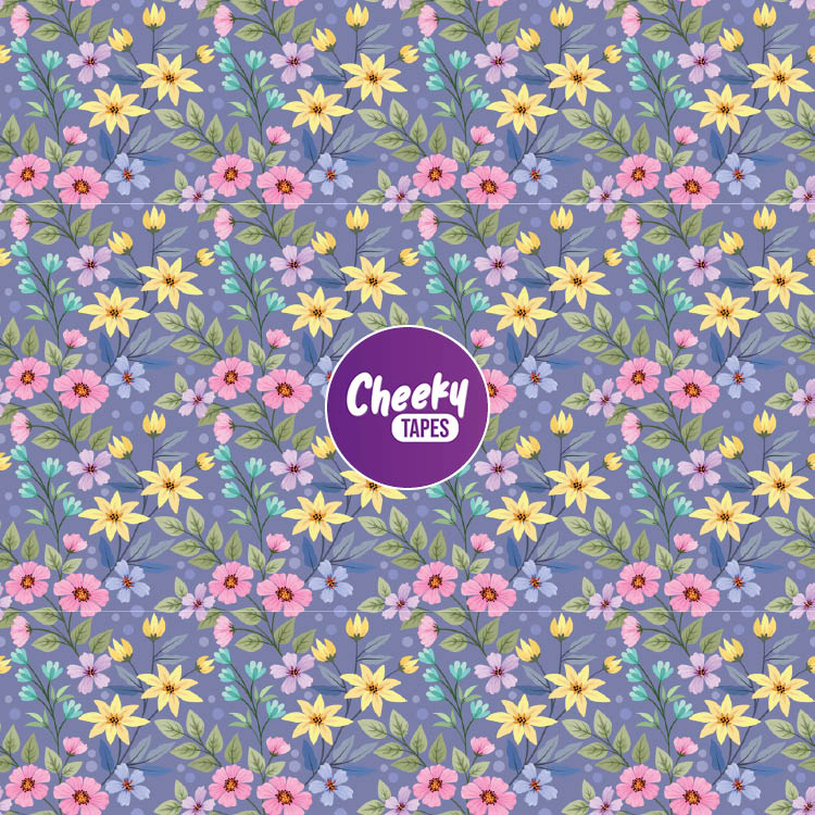 Colourful Flowers Tape image 0