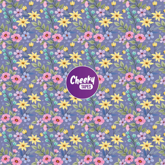 Colourful Flowers Tape image 0
