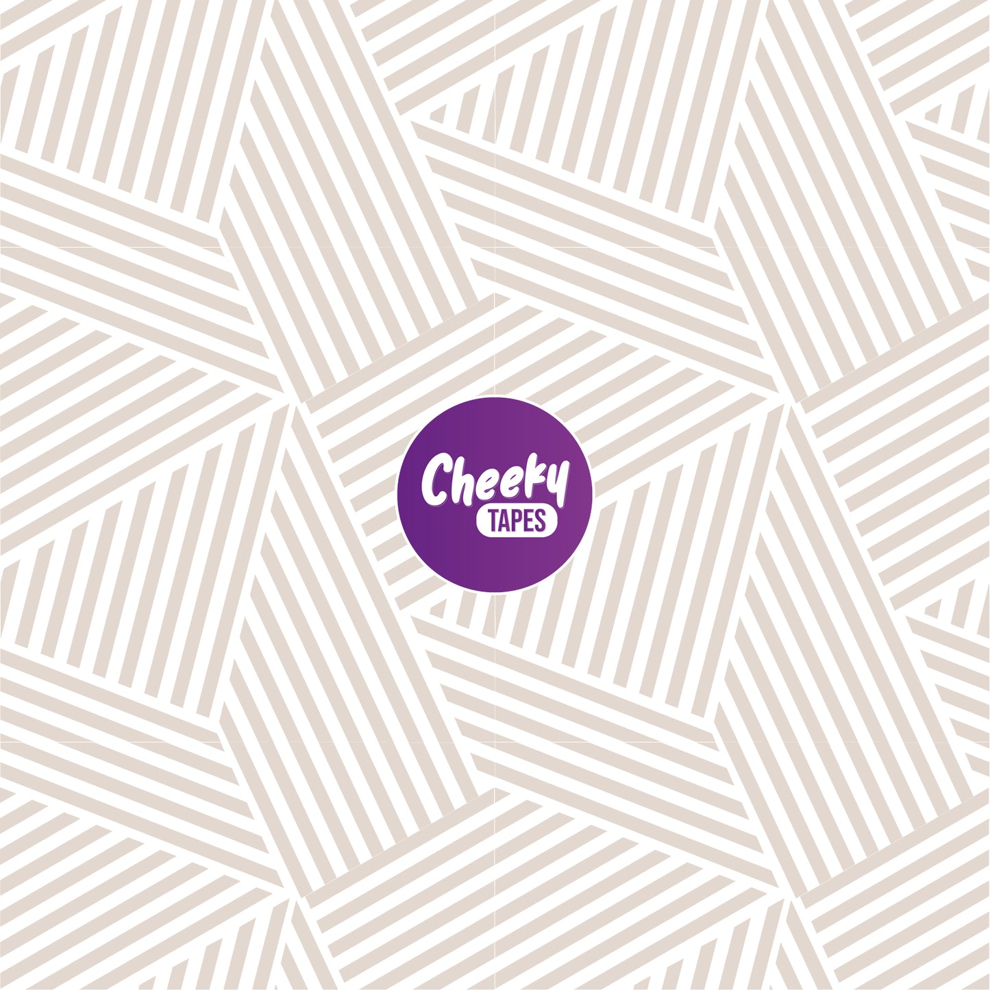 Beige Stripes Tape image 0