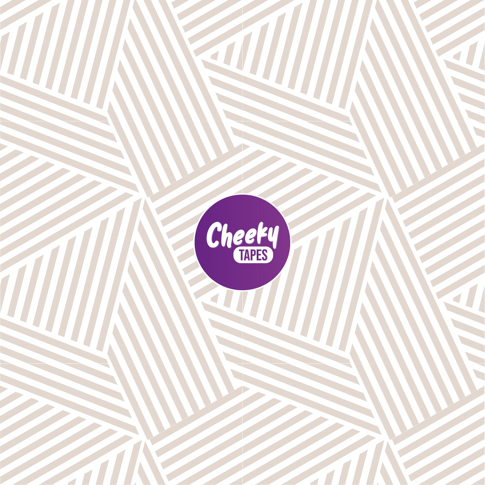 Beige Stripes Tape image 0