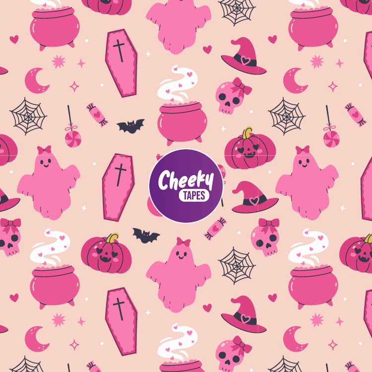 Pink Halloween Tape image 0