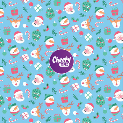 Blue Christmas Tape image 0