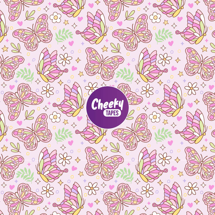 Pink Butterfly Tape image 0