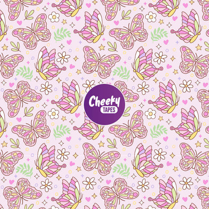 Pink Butterfly Tape image 0
