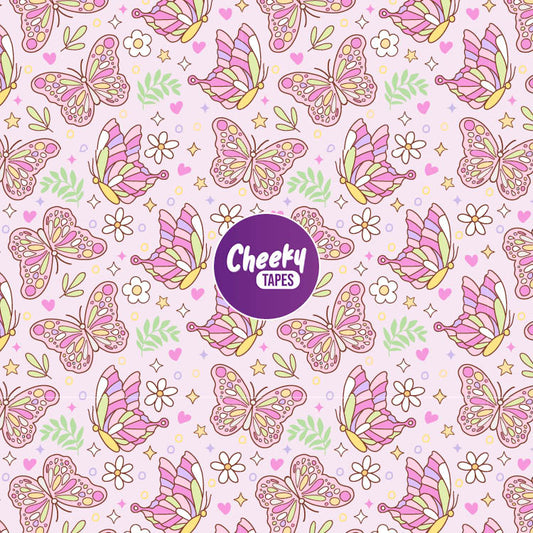 Pink Butterfly Tape image 0