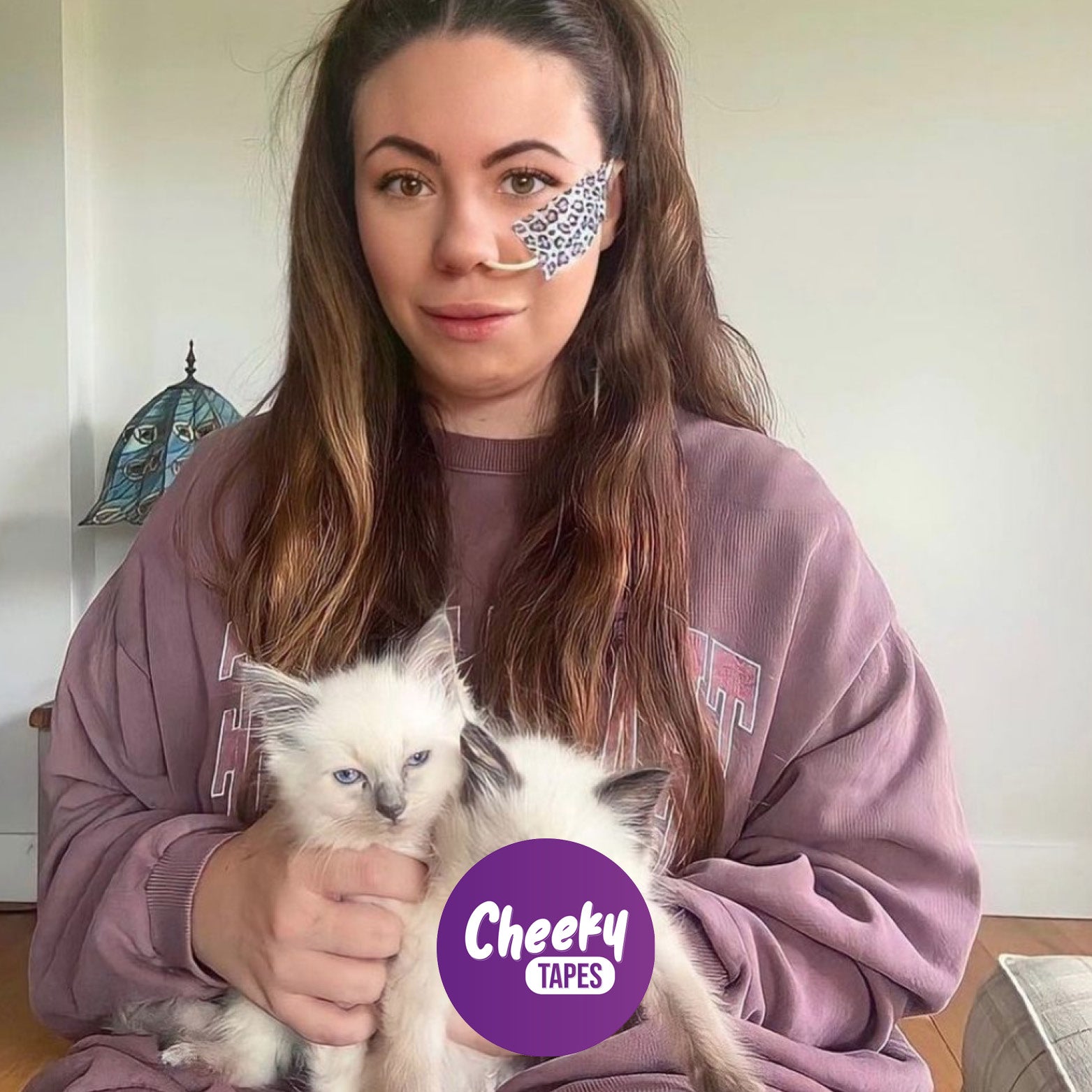 Green & Pink Leopard Print Tape image 2