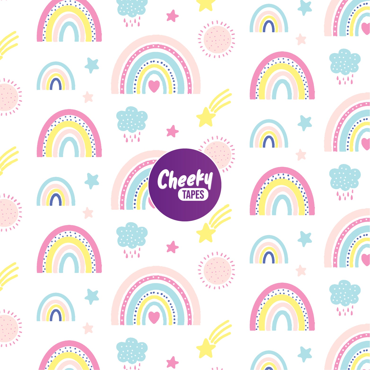 Colourful Rainbows Tape image 0