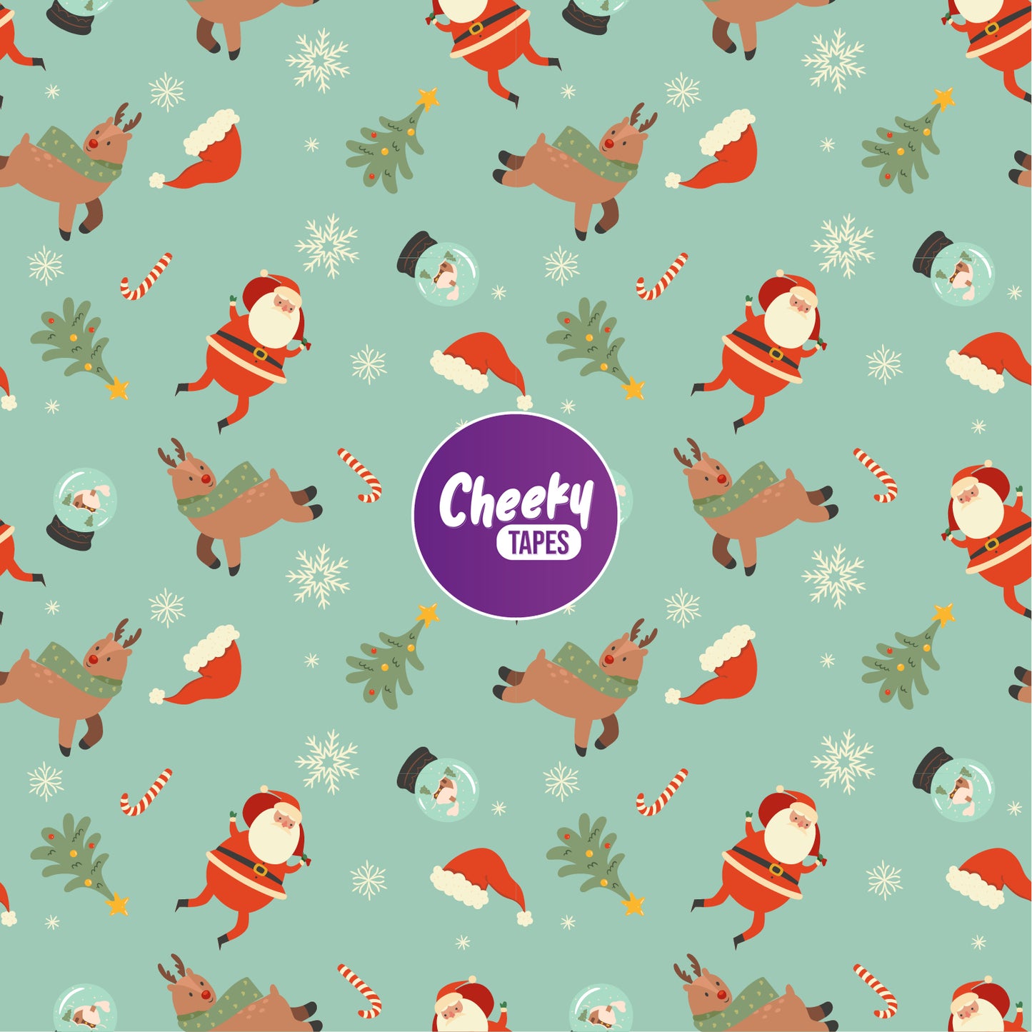 Father Christmas and Rudolph Tape image 0