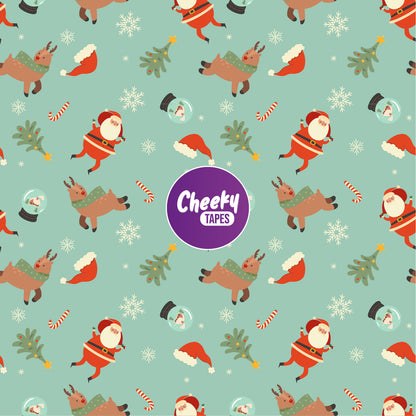 Father Christmas and Rudolph Tape image 0