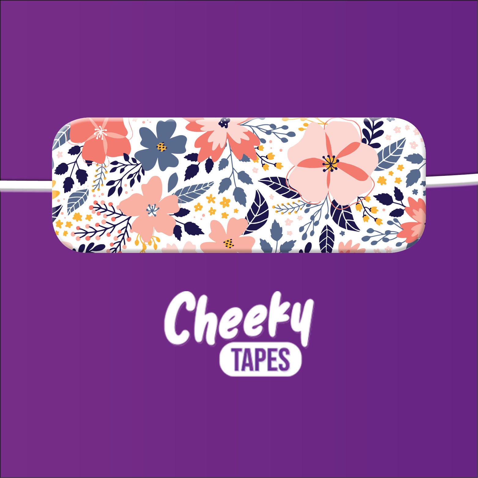 Pink Wildflowers Tape image 1