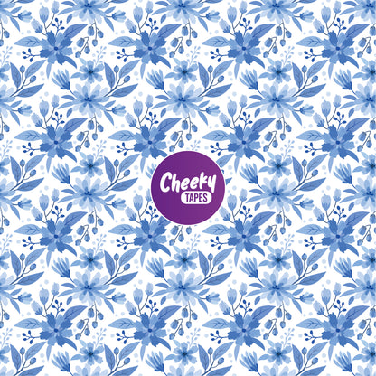 Blue Wildflowers Tape image 0