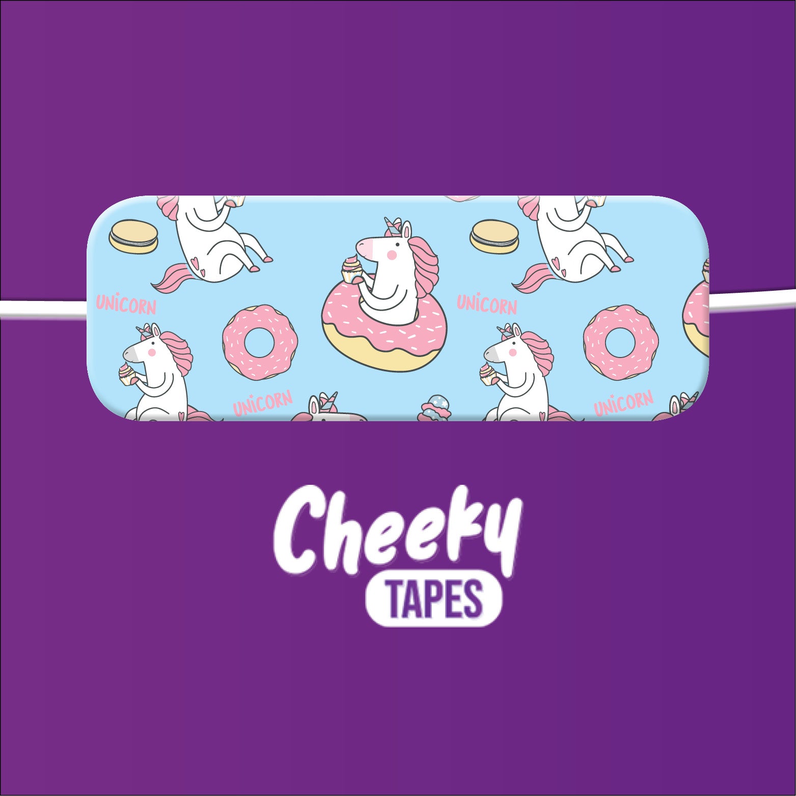 Unicorns & Donuts Tape image 1
