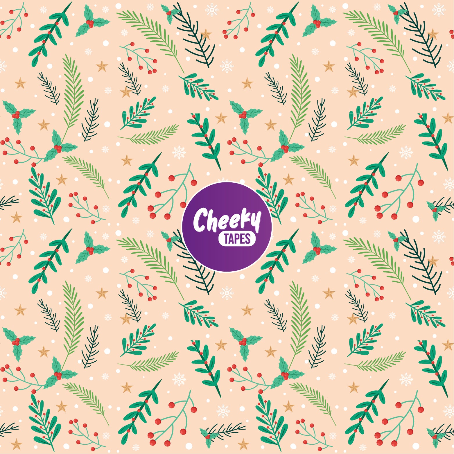 Christmas Berries Tape image 0