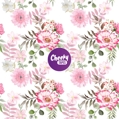 Pink Flowers Tape image 0