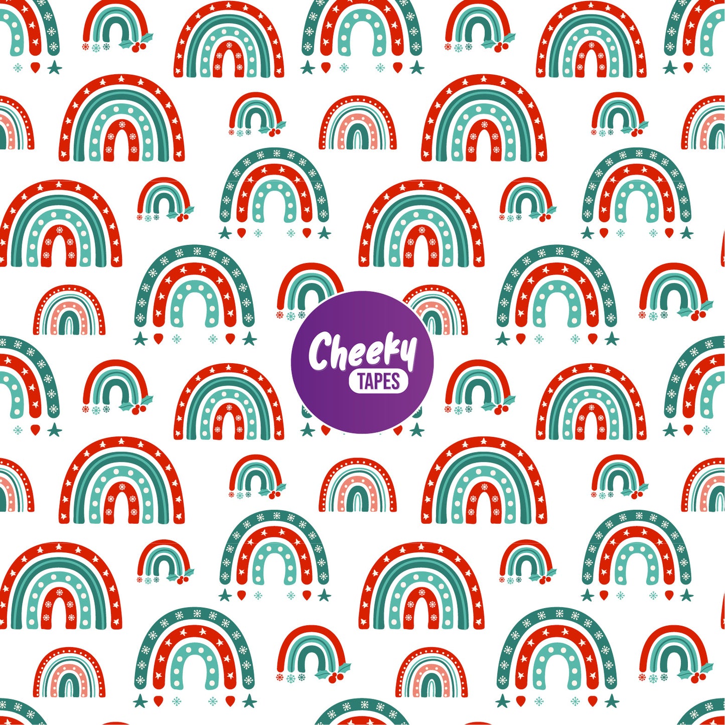 Christmas Rainbows Tape image 0