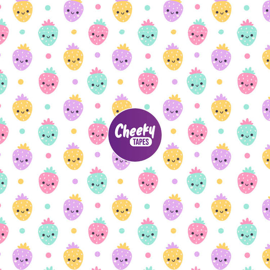 Cute Strawberries Tape image 0