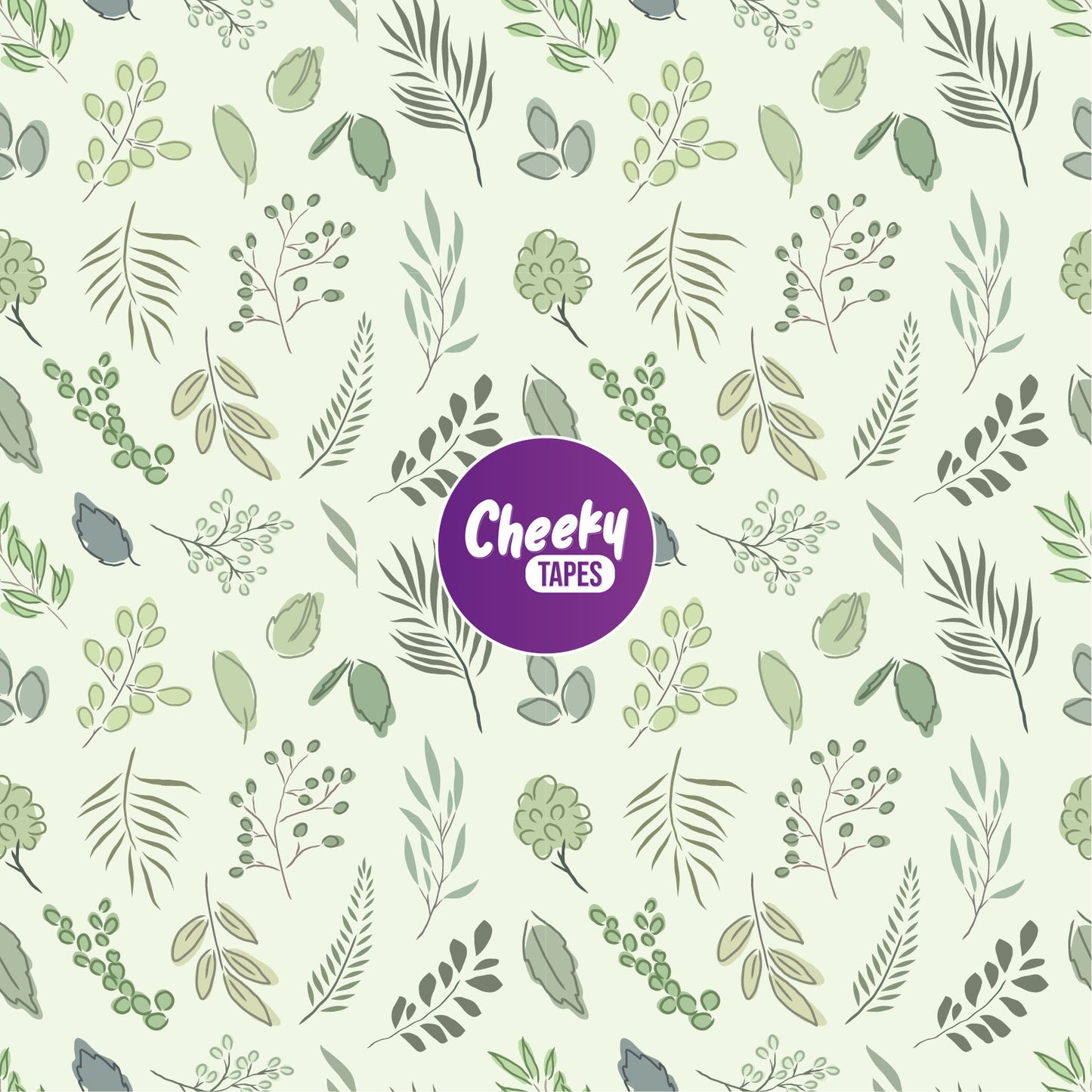 Green Leaves Tape image 0