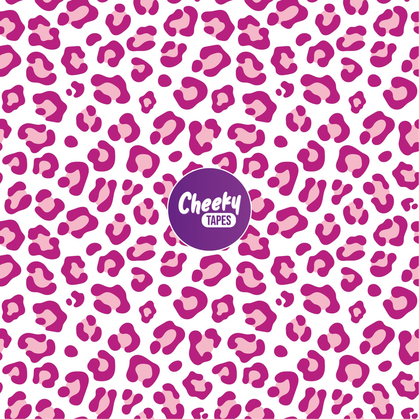 Pink Leopard Print Tape image 0