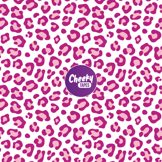 Pink Leopard Print Tape image 0