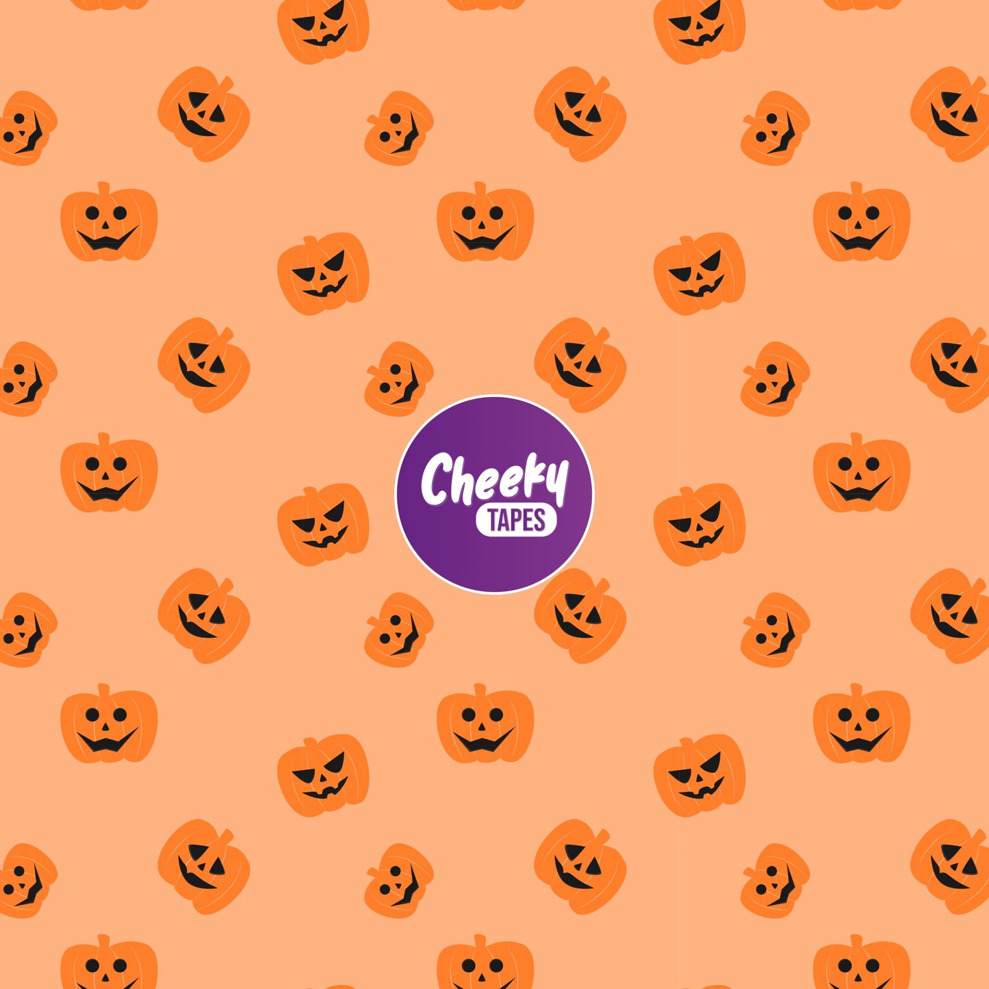 Halloween Carved Pumpkins Tape image 0
