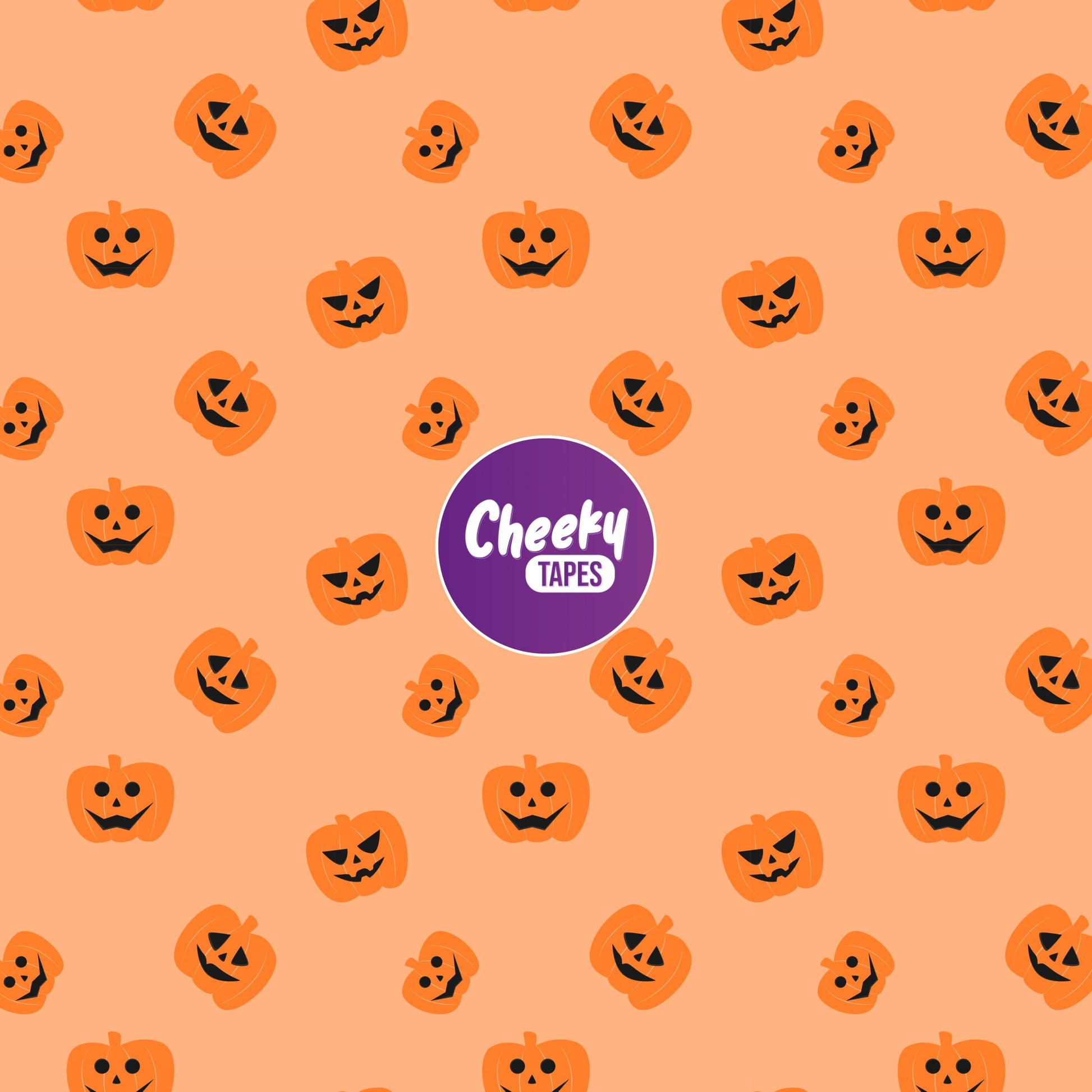 Halloween Carved Pumpkins Tape image 0