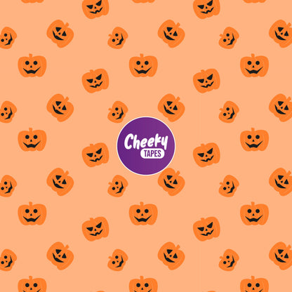 Halloween Carved Pumpkins Tape image 0