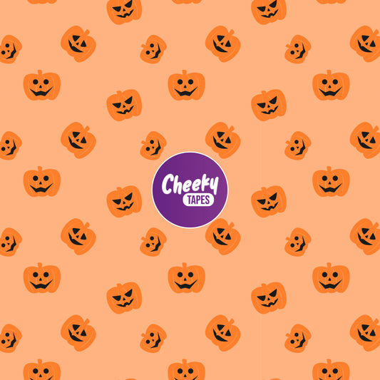 Halloween Carved Pumpkins Tape image 0