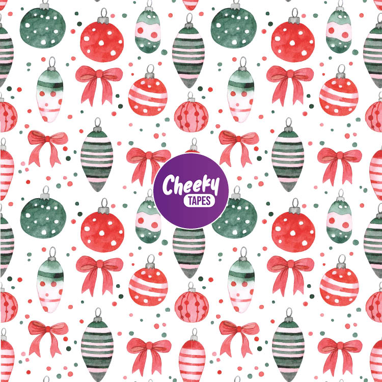 Christmas Baubles Tape