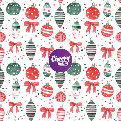 Christmas Baubles Tape