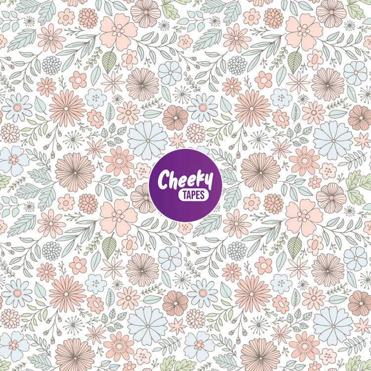 Pale Flowers Tape