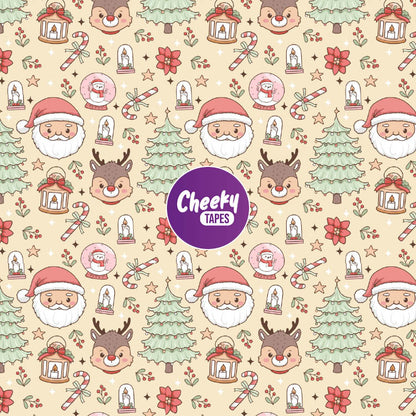 Santa and Reindeer Tape